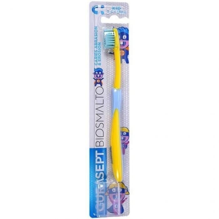 CURASEPT Brosse à Dents Biosmalto Kids 3-6 Ans – brosse à dents