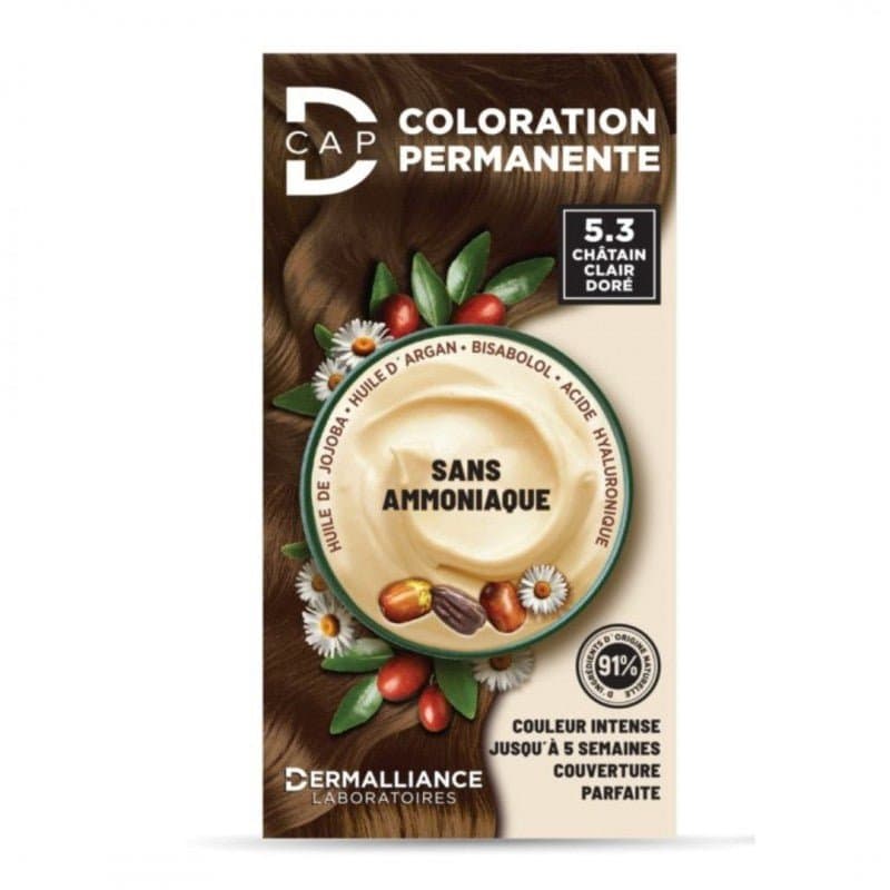 D-Cap Coloration Permanente N°5.3 Châtain Clair Doré – coloration cheveux