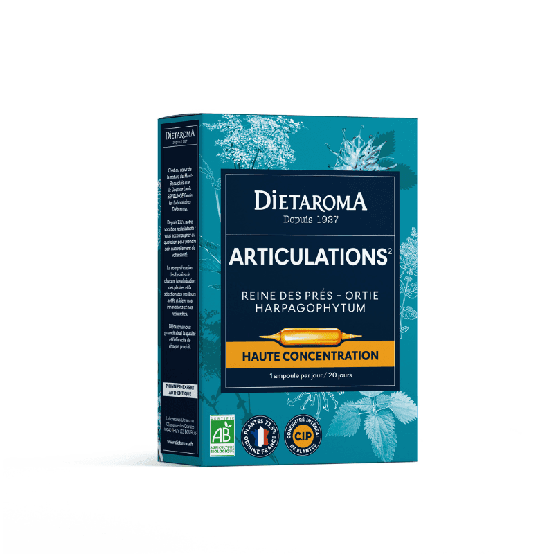 Diétaroma Complexe Articulations Bio 20 ampoules – soin corps