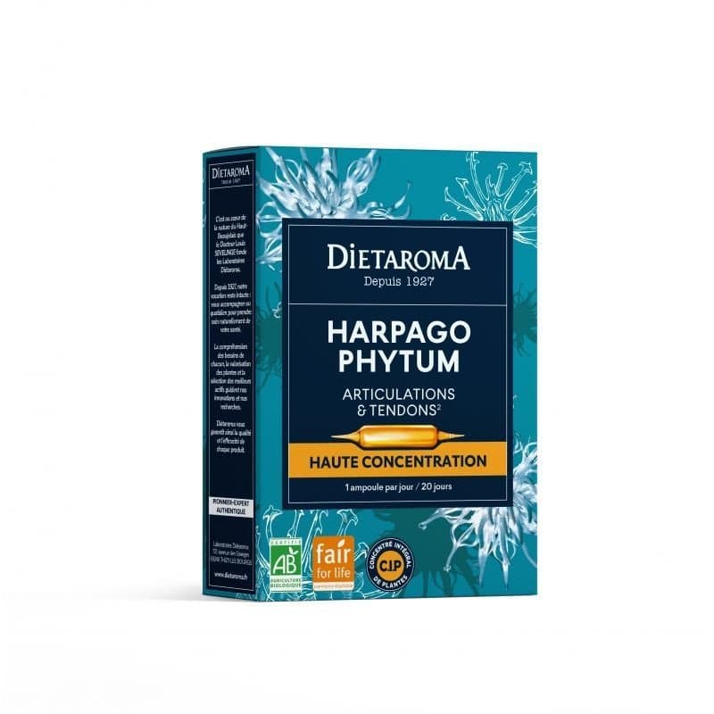 Diétaroma Harpagophytum Bio 20 ampoules