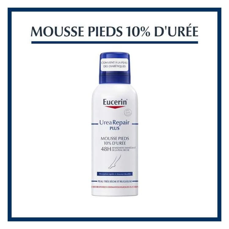 Eucerin Urea repair plus mousse pieds 10% d'urée 48h