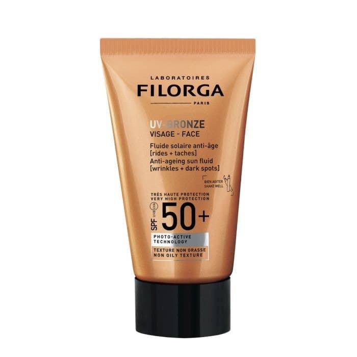 Filorga UV-Bronze Visage Fluide Solaire Anti-Âge SPF50+ 40 ml – protection solaire