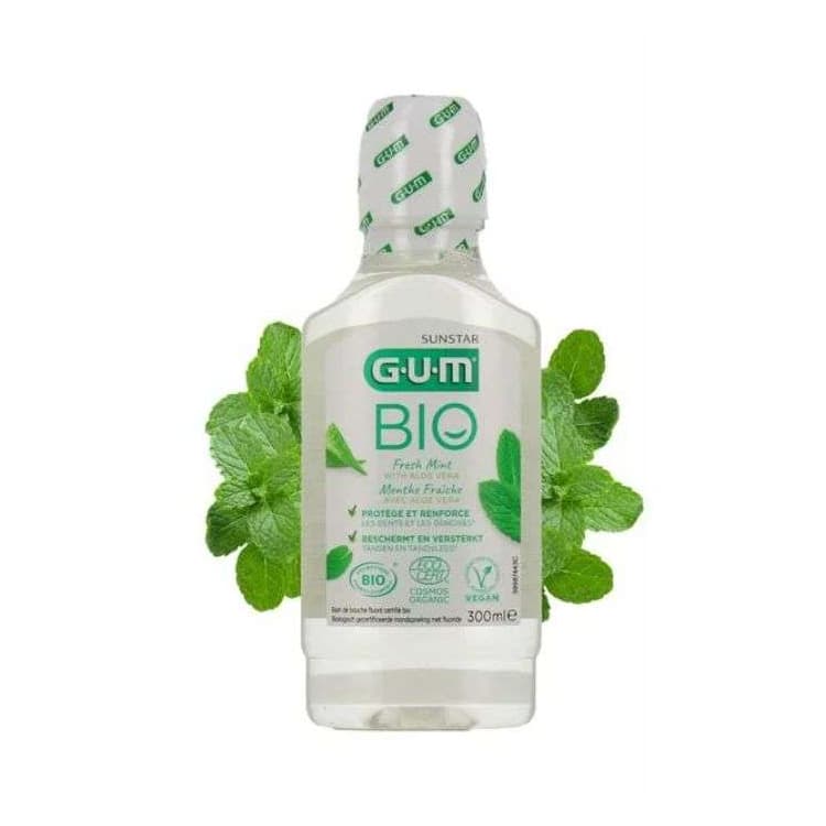 GUM Bio bain de bouche menthe fraîche 300 ml