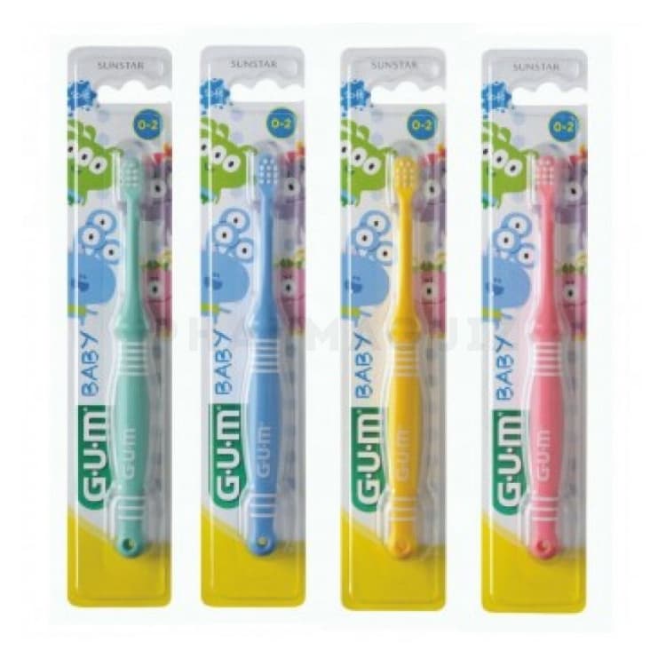 GUM Brosse a dents baby 0-2 ans ref 213