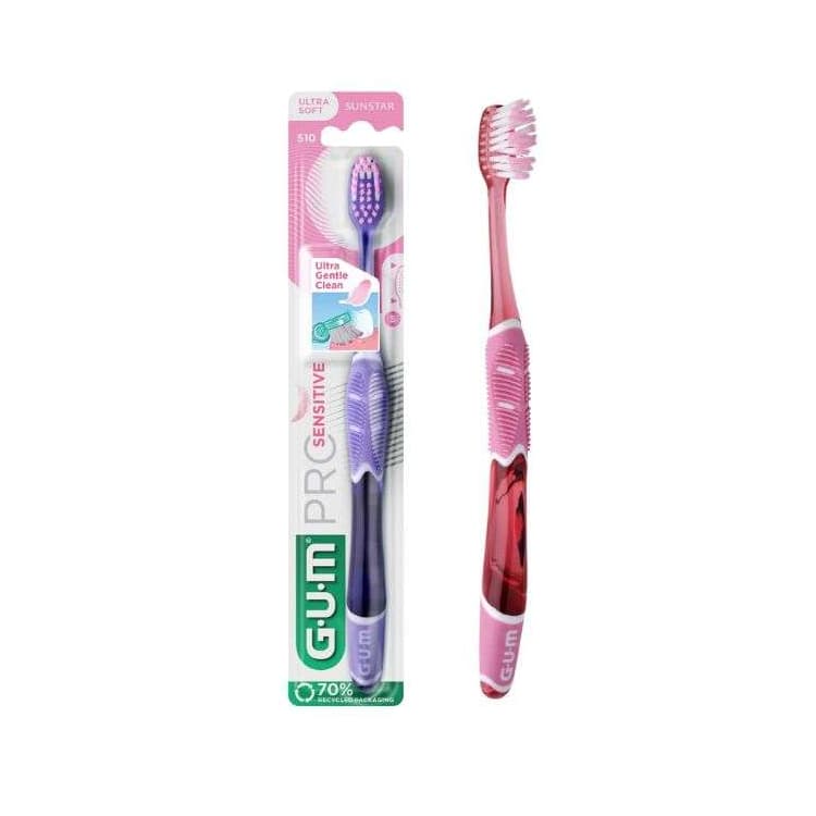 GUM Brosse a dents pro sensitive ultra souple ref 510