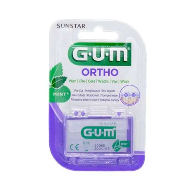 GUM Cire de protection orthodonique mentholée ref 724
