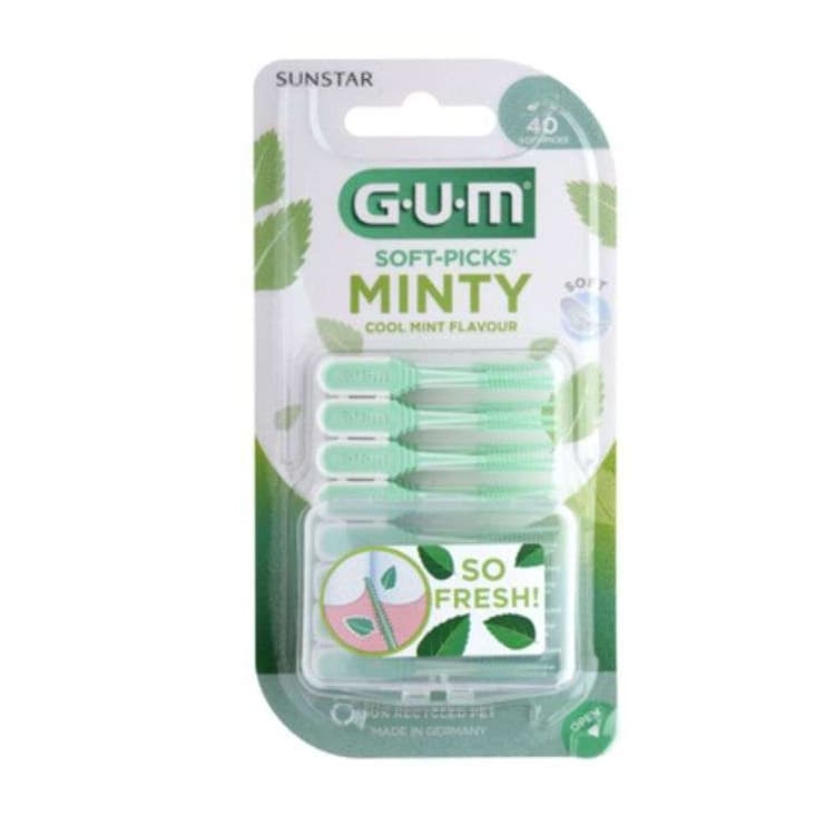 GUM Soft picks minty s pack de 40 ref 669