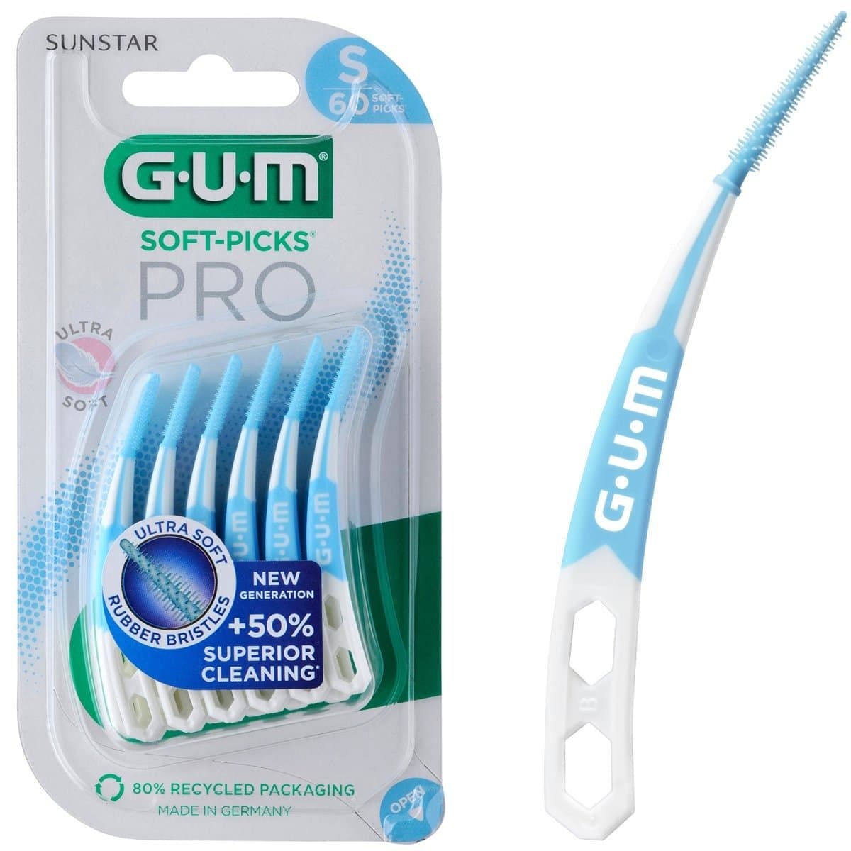 GUM Soft-Picks Pro L Interdental Ultra Soft 30 soft-picks – bucco-dentaire