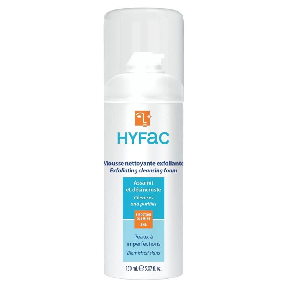 Hyfac Mousse Nettoyante Exfoliante 150 ml – nettoyant visage