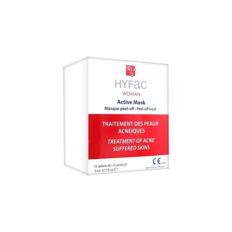 Hyfac Woman Masque Peel-Off 15 sachets – masque / Gommage visage