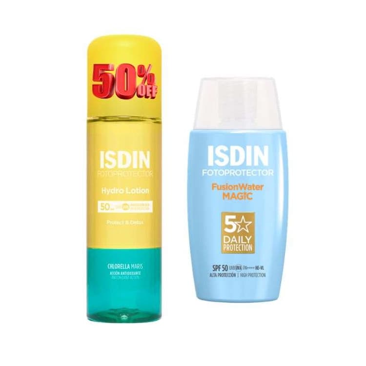 ISDIN Fotoprotector duo fusion water magic + hydrolotion 50 ml