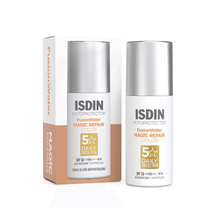 ISDIN Fotoprotector fusion water magic repair color spf50 50 ml