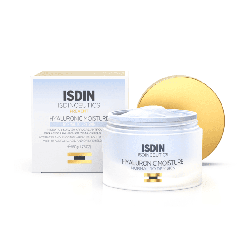ISDIN Isdinceutics Crème Hydratante Hyaluronique Peaux Normales à Sèches 50 ml – soin visage