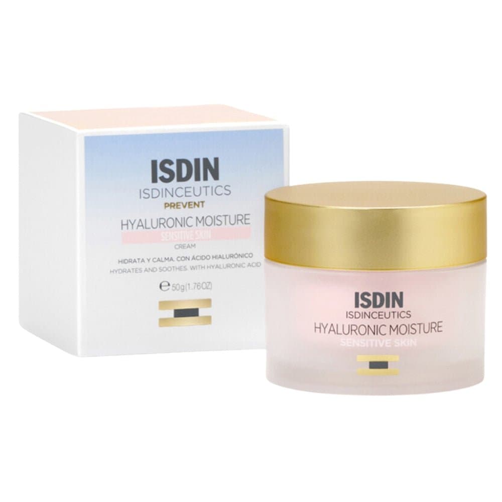 ISDIN Isdinceutics Hyaluronic Moisture Sensitive Skin Crème Hydratante 50 g – soin visage