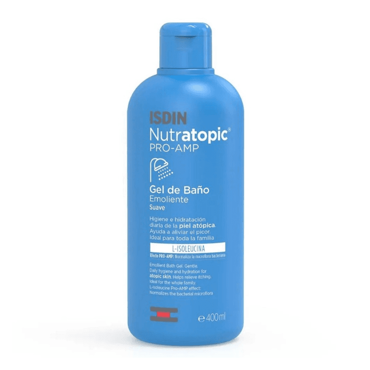 ISDIN Nutratopic pro amp gel de bain emollient peaux 400 ml