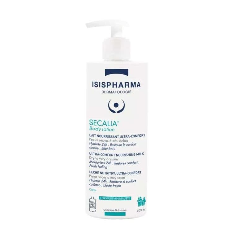 Isispharma Secalia body lotion lait nourrissant ultra confort 400 ml