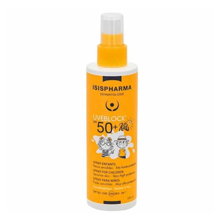 Isispharma Uveblock spray enfants spf 50 200 ml