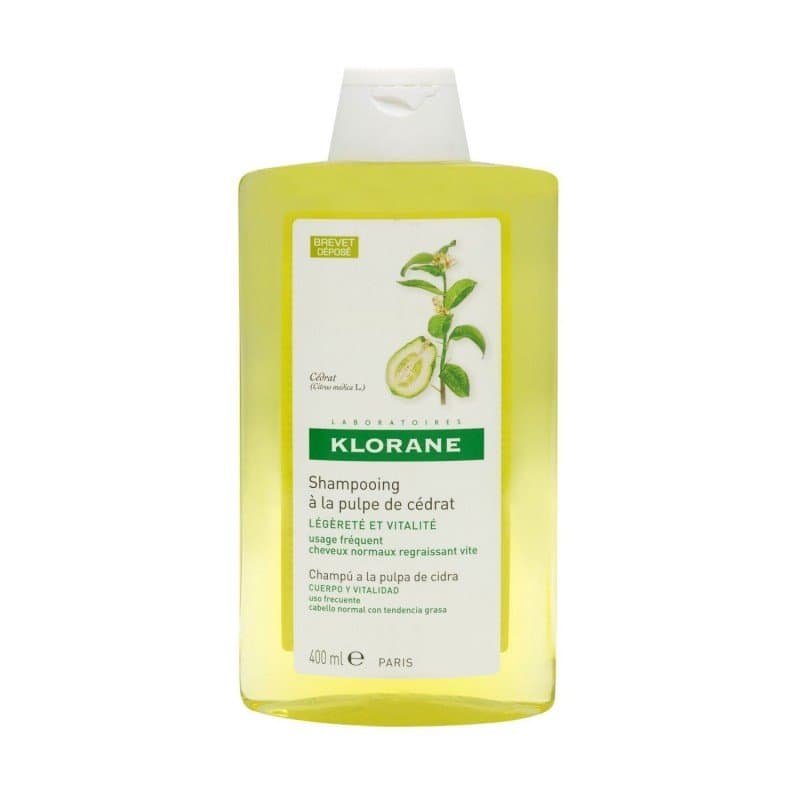 Klorane Shampooing Énergisant à la Pulpe de Cédrat 400 ml – shampoing