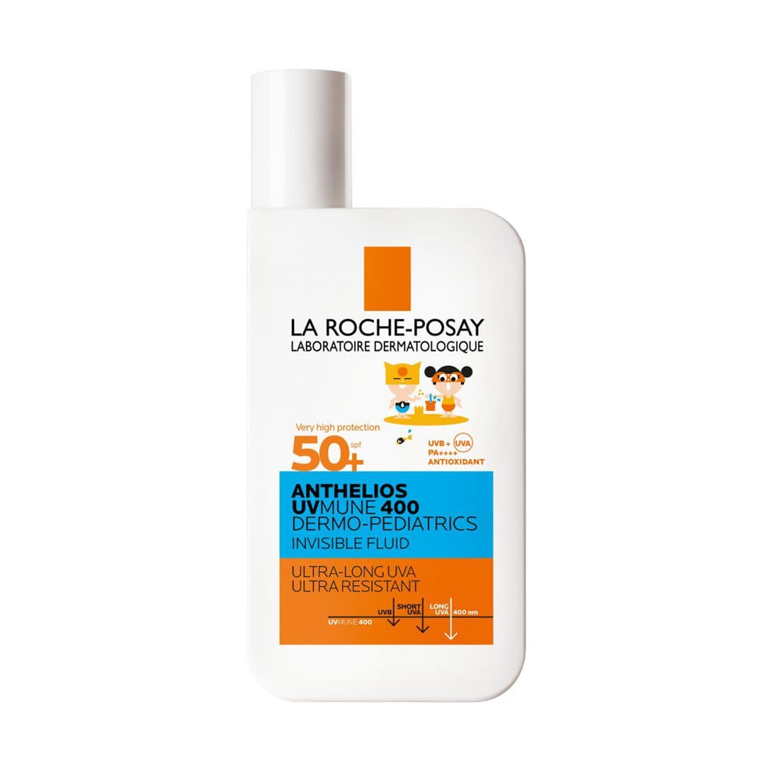 La Roche-Posay Anthelios UVMune 400 Dermo-Pédiatrics Fluide Invisible SPF50 50 ml – protection solaire