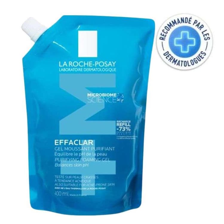 La Roche-Posay Effaclar gel moussant purifiant recharge 400 ml