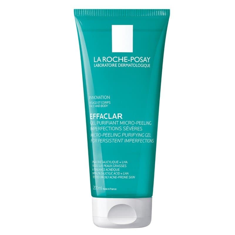 La Roche-Posay Effaclar Gel Purifiant Micro-Peeling pour Peaux à Tendance Acnéique – masque / Gommage visage