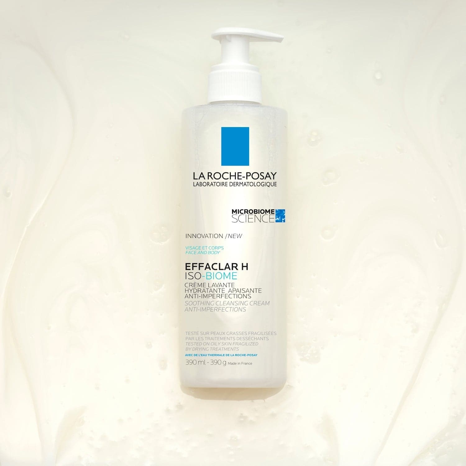 La Roche-Posay Effaclar H Iso-Biome Crème Lavante Hydratante 390 ml – bain & Douche