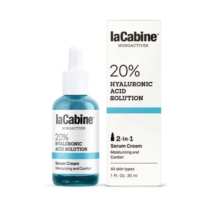 LaCabine Sérum-Crème 2-en-1 Acide Hyaluronique 20% 30 ml – sérum visage