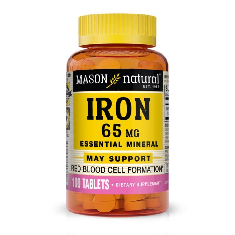 Mason Natural Fer 100 comprimés – complément alimentaire