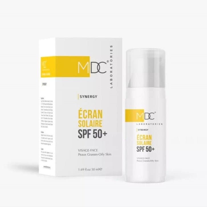 MDC Synergy Écran Solaire SPF50+ Peaux Grasses 50 ml – protection solaire