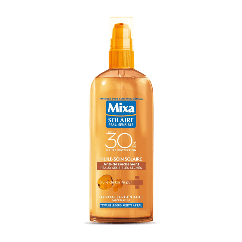 Mixa Solaire Huile Soin SPF30 Tolerance Optimale – protection solaire