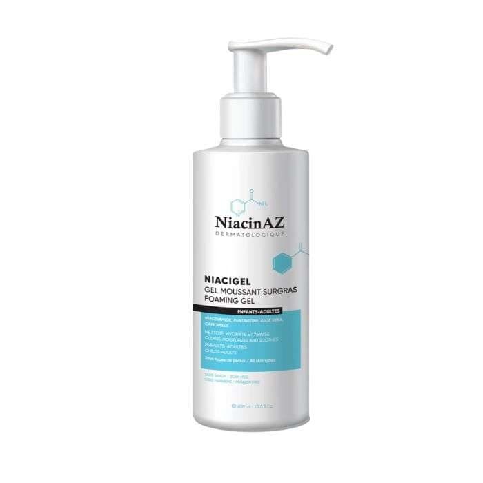 NiacinAZ Niacigel Gel Moussant Surgras 400 ml – nettoyant visage