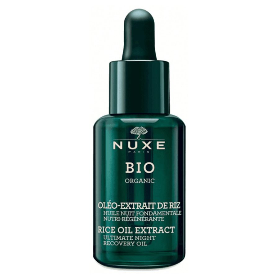 Nuxe Bio Organic Huile Nuit Fondamentale Nutri-régénérante - Oléo-extrait De Riz 30 ml