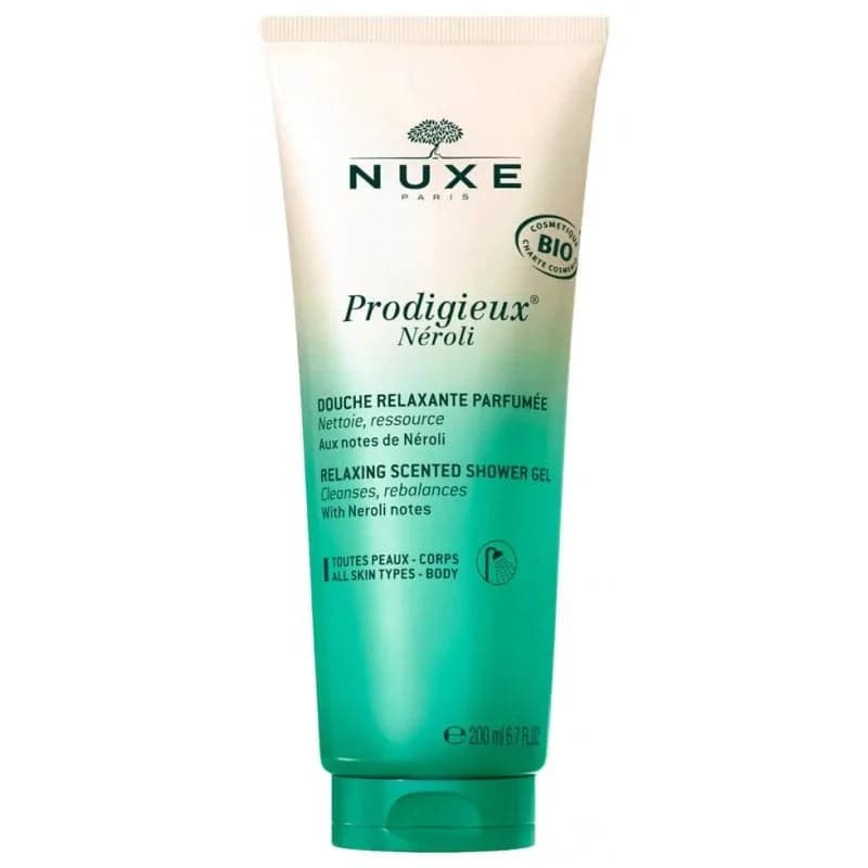 Nuxe Prodigieux Néroli Gelée de Douche Relaxante Parfumée 200 ml – soin corps