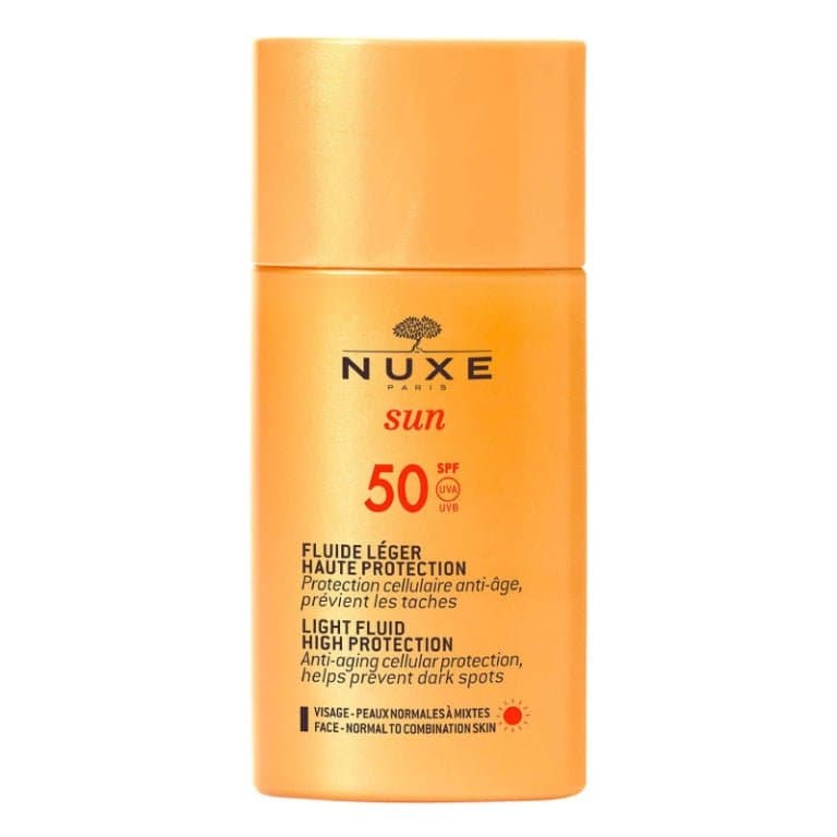 Nuxe Sun Fluide Solaire Léger Haute Protection SPF50 50 ml – protection solaire