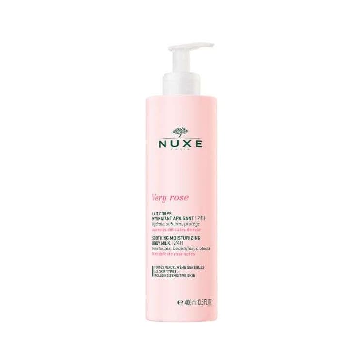 Nuxe Very rose lait corps hydratant apaisant 24h 400 ml