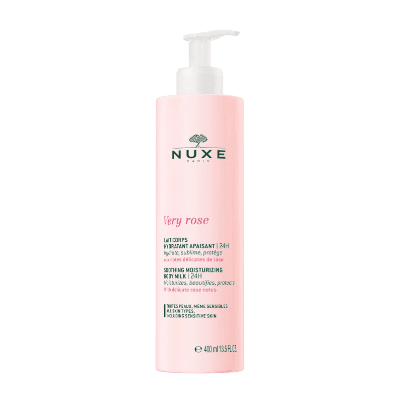 Nuxe Very Rose Lait Corps Hydratant Apaisant 400 ml – soin corps