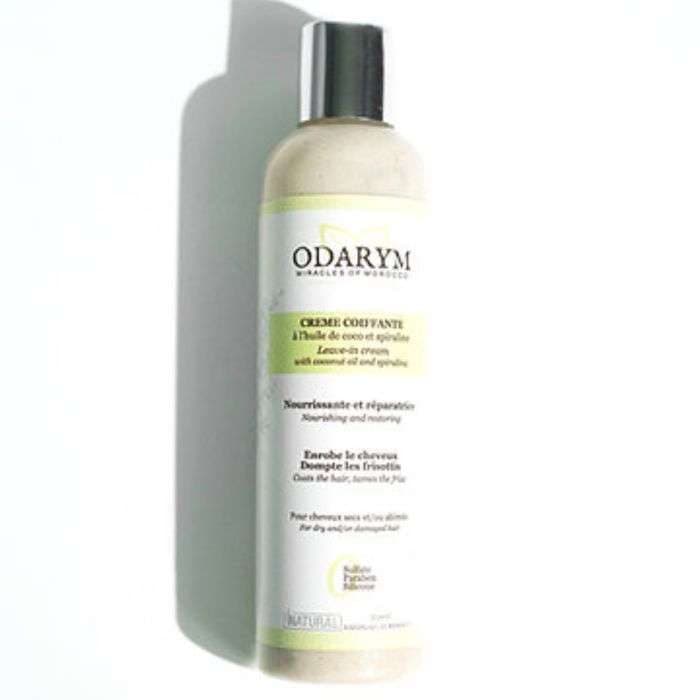 Odarym Crème Coiffante à l'Huile de Coco & Spiruline 250 ml – huile / Sérum cheveux