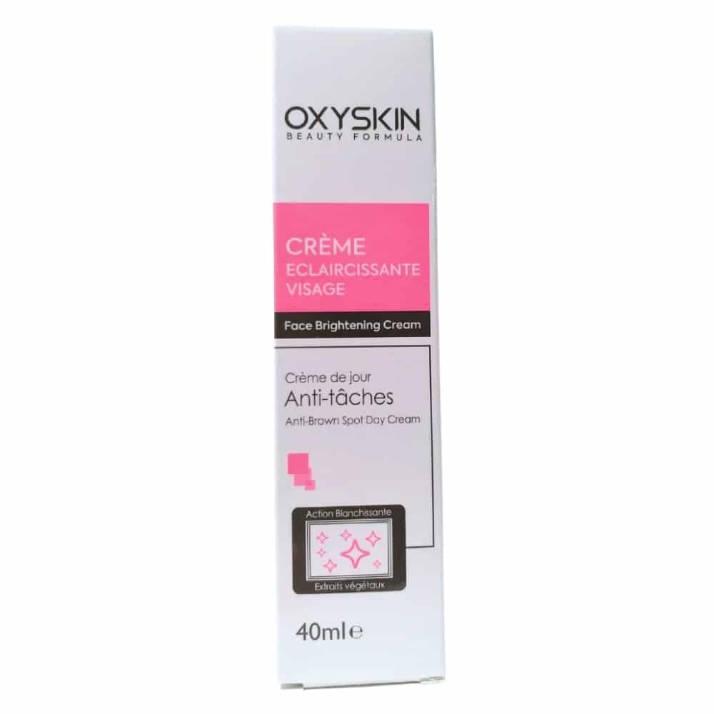 OXYSKIN Crème Éclaircissante Anti-Taches Visage 40 ml – soin visage