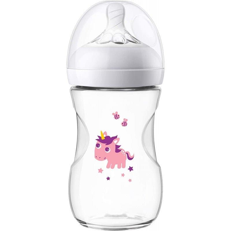 Avent Biberon Natural +1 Mois Débit Lent Licorne 260 ml – biberon / Accessoire
