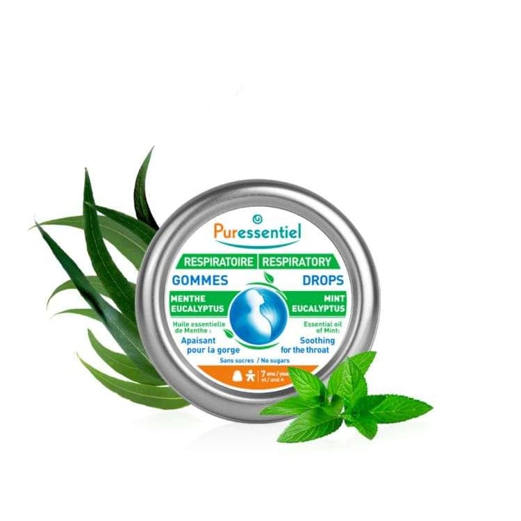 Puressentiel Gommes respiratoire menthe eucalyptus