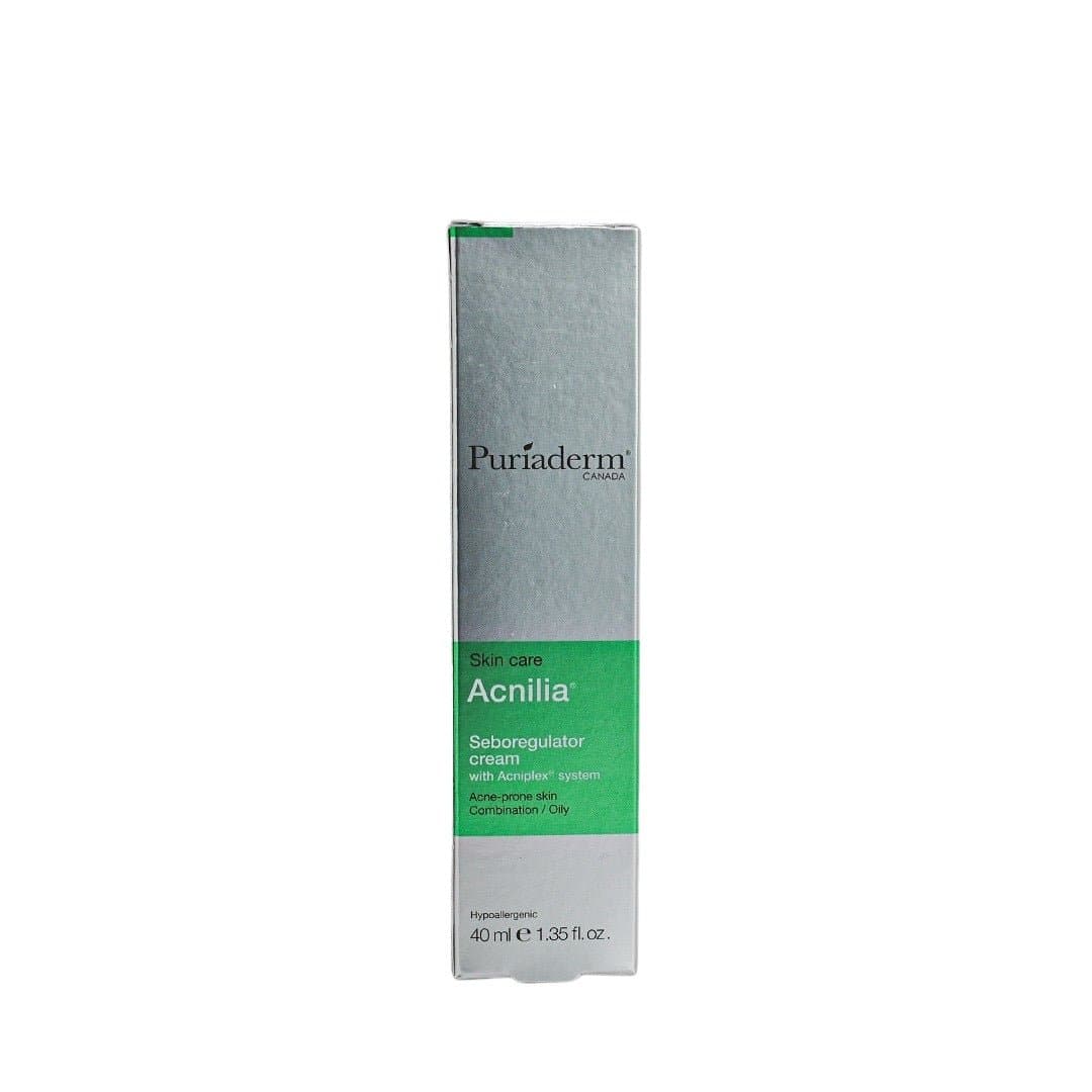 Puriaderm Acnilia Crème Séborégulatrice 40 ml – soin visage