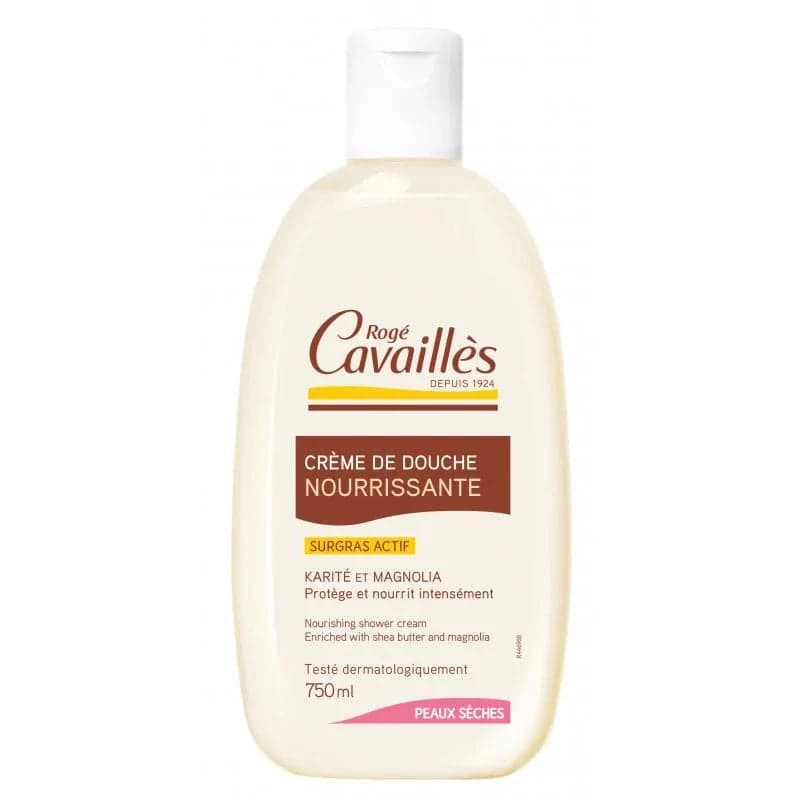 Cavaillès Crème De Douche Nourrissante Karité & Magnolia 750 ml – soin corps