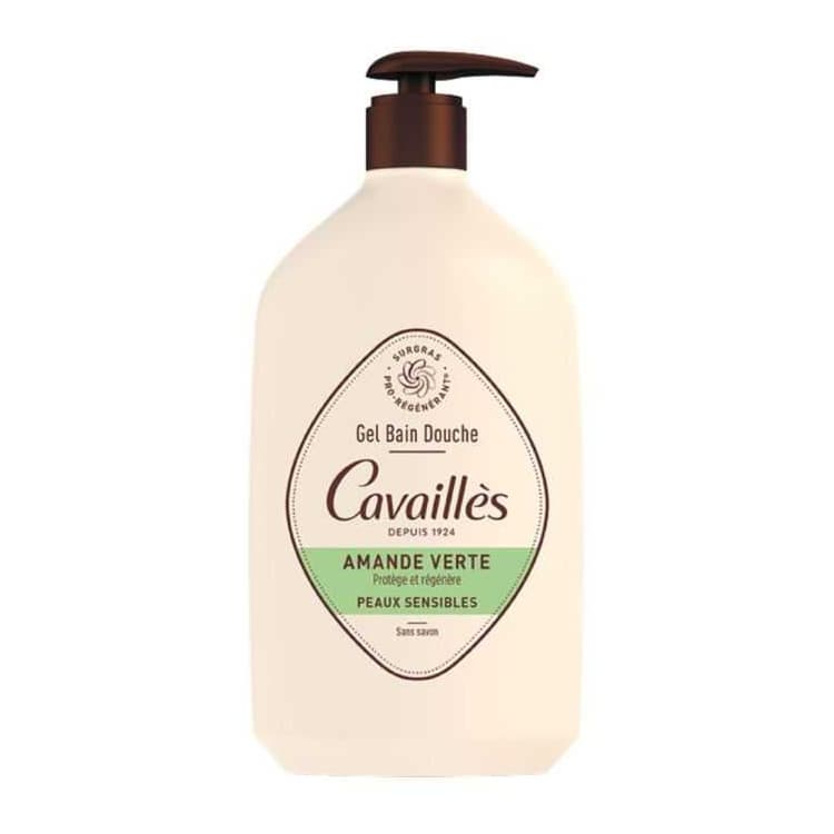 Roge Cavailles Gel bain et douche amande verte peaux sensibles 1 L