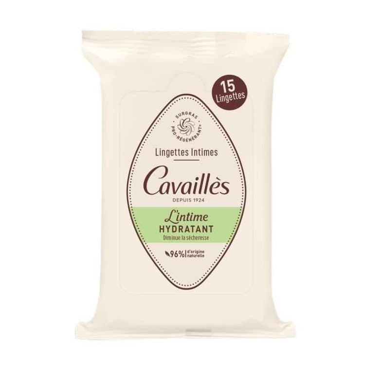Roge Cavailles Lingettes intime hydratant 15 unités