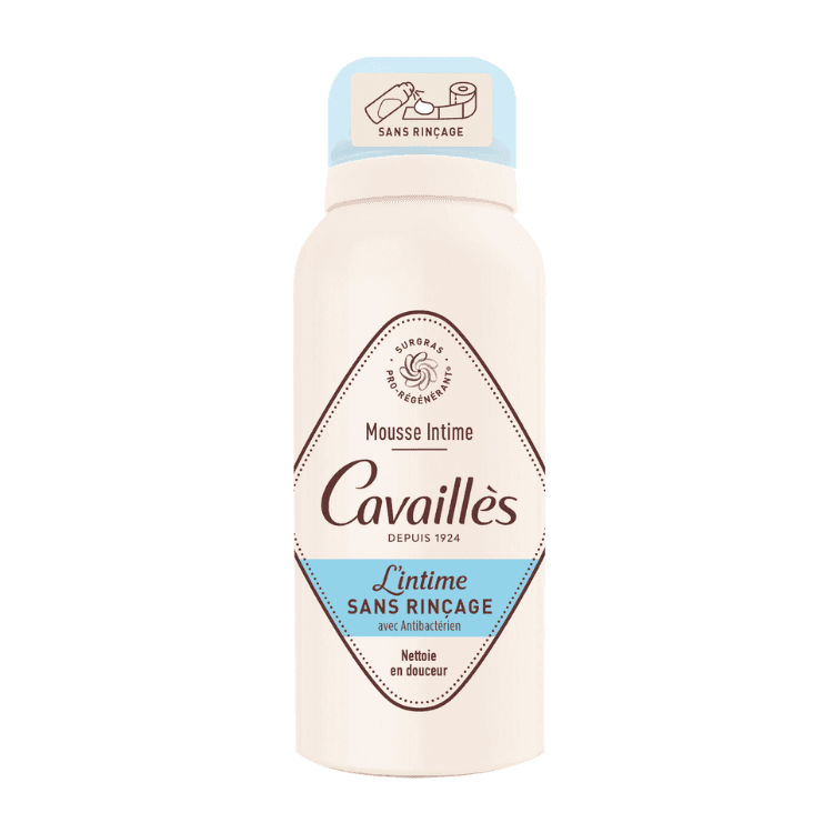 Roge Cavailles Mousse intime sans rinçage avec antibactérien 100 ml
