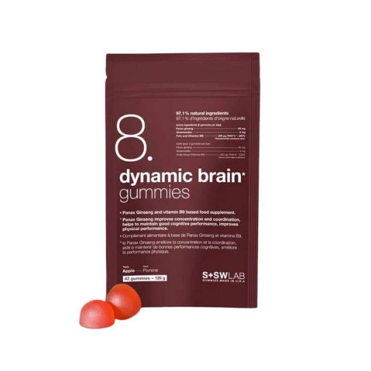 S+SWLAB 8 Dynamic Bran Gummies Goût Pomme
