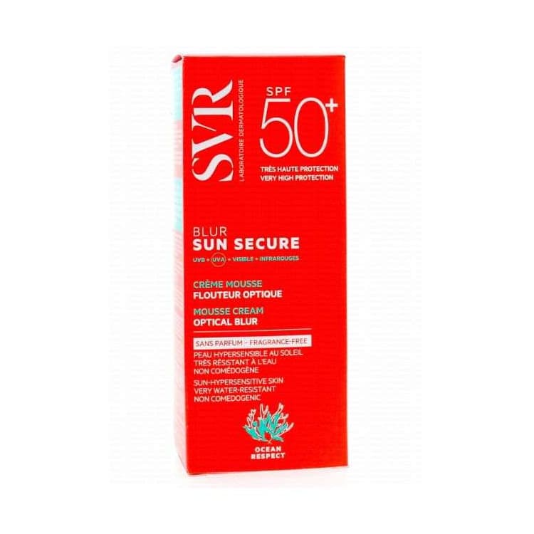 SVR Blur sun secure crème mousse sans parfum 50 ml