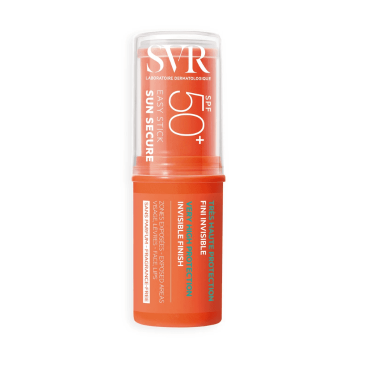 SVR Spf50+ easy stick sun secure invisible finish 10 g
