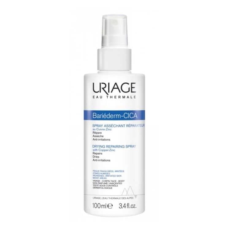 Uriage Bariéderm cica spray spray asséchant réparateur au cu-zn 100 ml