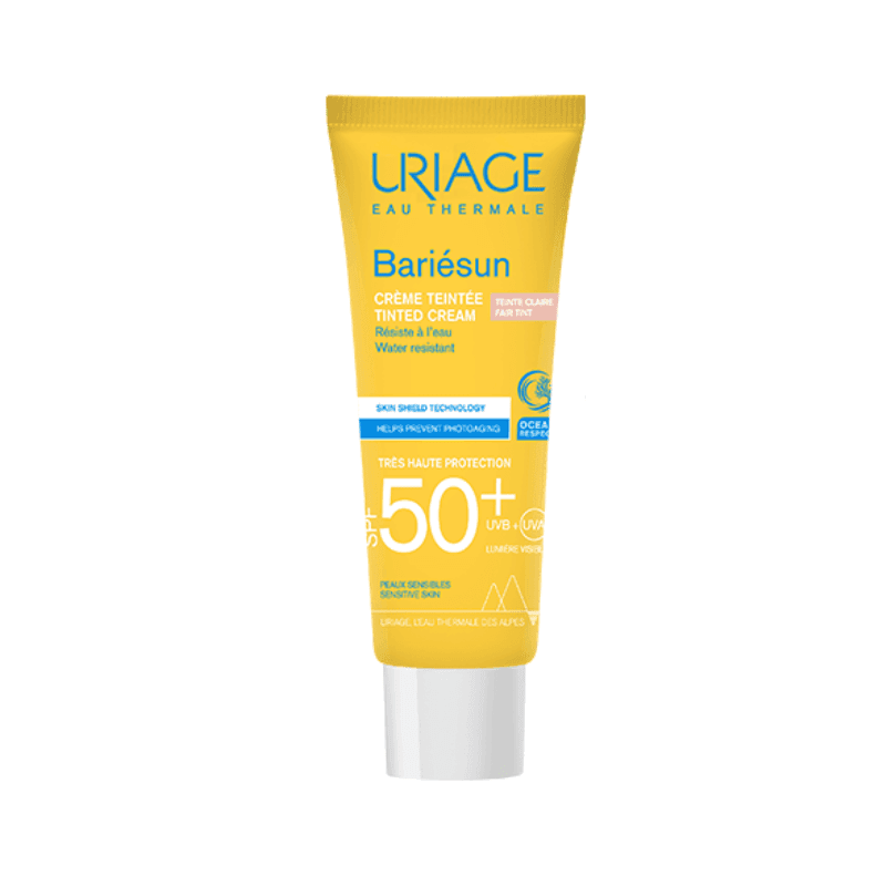 Uriage BARIÉSUN Crème Solaire Teintée Claire SPF 50 – protection solaire